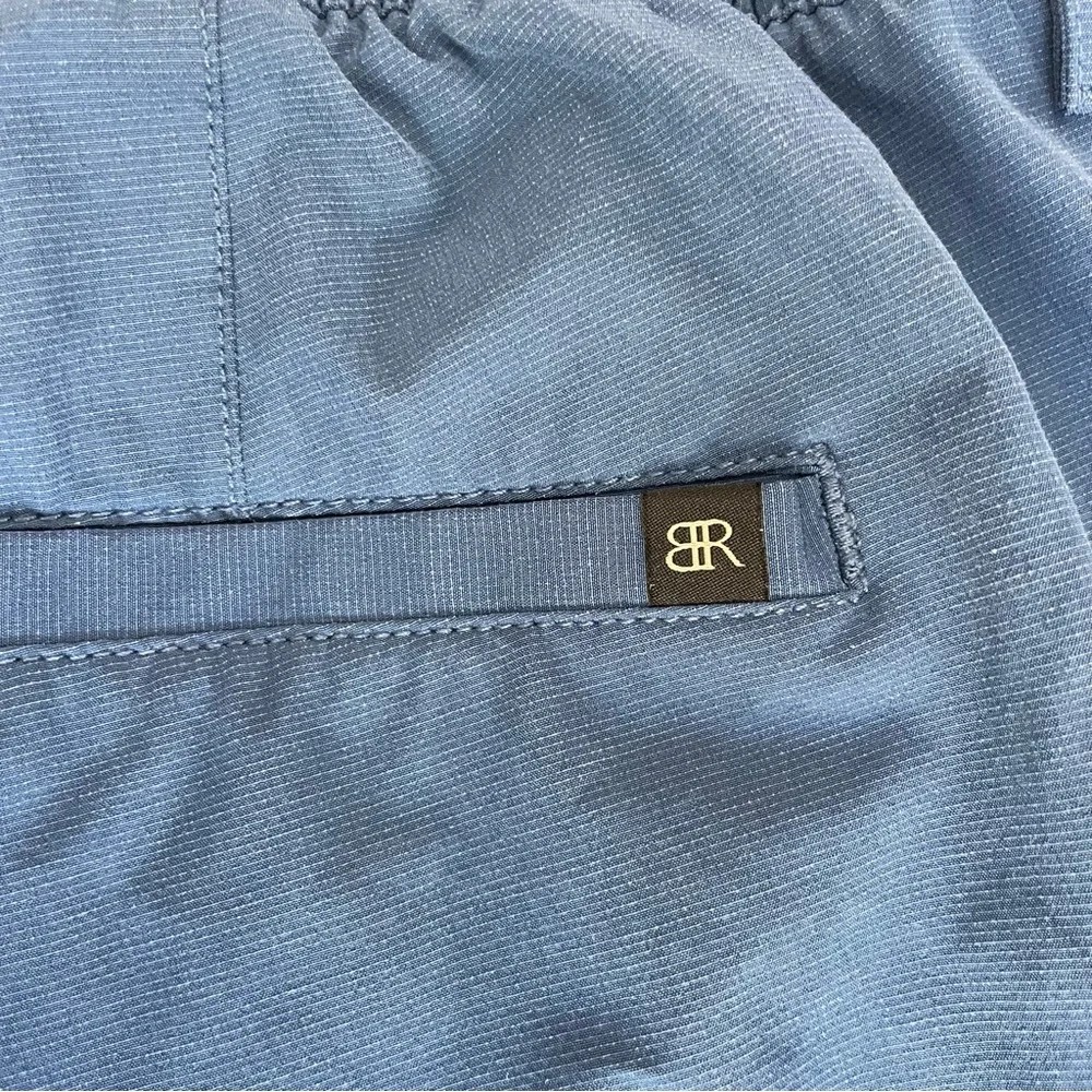 Banana Republic Flat-Front Golf Shorts Deep Blue Mens 40 Athletic Gorpcore